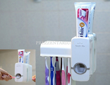 Пластмассовый дозатор для зубной пасты и держатель для зубной щетки