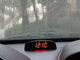 Автомобильные электронные часы с термометром, вольтметром